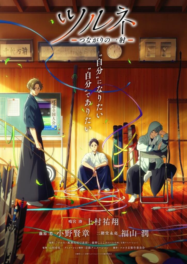 アニメ「ツルネ -つながりの一射-」KV