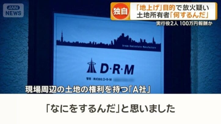 現場周辺の土地の権利を持つ「A社」