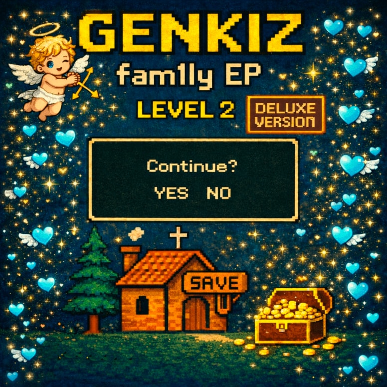 GENKIZからホワイトデー3月14日に”行ってきます”と”おかえり”の間にある全部を保存した 『Fam1ly Concept Tape - Level Two: SAVE POINT (deluxe)』リリース & MVも公開。