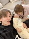 杉浦太陽、妻・辻希美にキスをしようとする三男「さすが末っ子、甘え上手!」