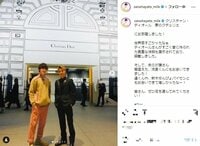 佐野勇斗、横浜流星とのオフショットを公開 ファンから「顔面がハイブランド」「仲良し感がたまりません」の声