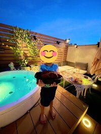 有村昆『4歳の息子に、自宅の屋上テラスで、誕生日をお祝いしてもらう!』