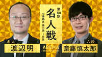 【動画】第80期名人戦七番勝負第三局 1日目 渡辺明名人対斎藤慎太郎八段
