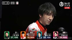 3人揃って山にゼロ…突如生まれた“純カラトリオ”による戦いとまさかの結末／麻雀・Mリーグ