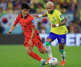 「次元が違う。どれだけ怖いチームなのか…」韓国代表、ブラジルに惨敗で母国メディアは脱帽！「選手たちは恐怖に直面したような姿だった」【W杯】