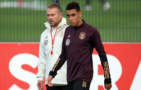 ドイツ代表ヒヤリ…ミュラーのタックル受けたミュージアラが練習切り上げ、軽い裂傷で済む