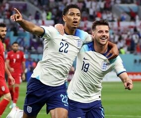 イングランド代表、19歳ベリンガムがヘッドでイランから先制弾！超逸材が衝撃のＷ杯デビュー