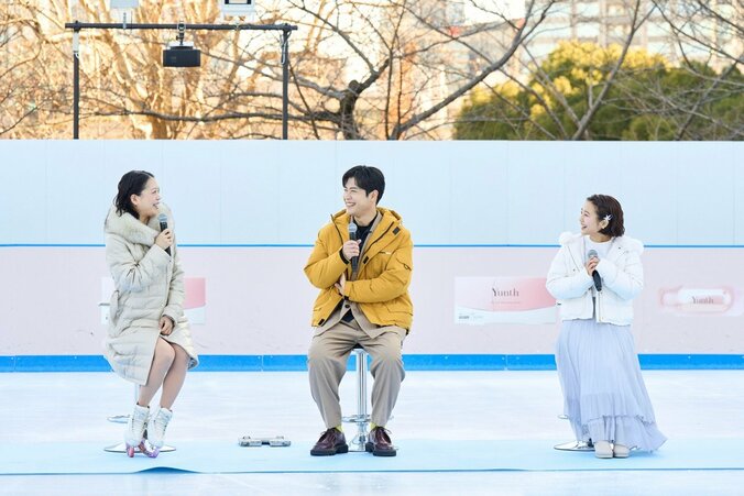 鈴木明子が『メダリスト』いのりのシーンを氷上で再現…春瀬なつみ「泣きそうになりました」大塚剛央「感無量」 4枚目