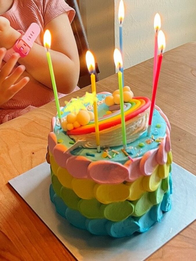 大和田美帆、6歳の誕生日を迎えた娘を祝福「スクスク育っております」 1枚目