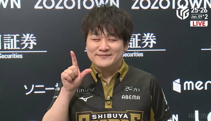 【写真・画像】これがエースの底力！ 多井隆晴、ライバルとの接戦を制し個人連勝「できるだけ早くプラスの世界をファンの方に見せたい」/麻雀・Mリーグ　1枚目