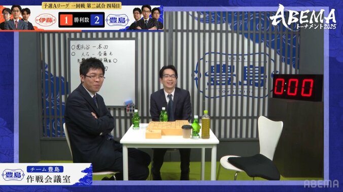 豊島将之九段（右）