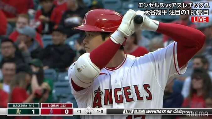 大谷翔平、球場に爆笑コラ画像が大映しに 現地大歓声、ファンは爆笑「子供のイタズラやんけw」「似合わねーｗ」 1枚目