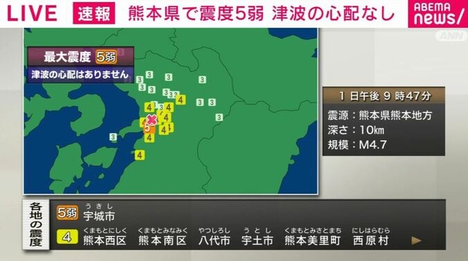 地震速報