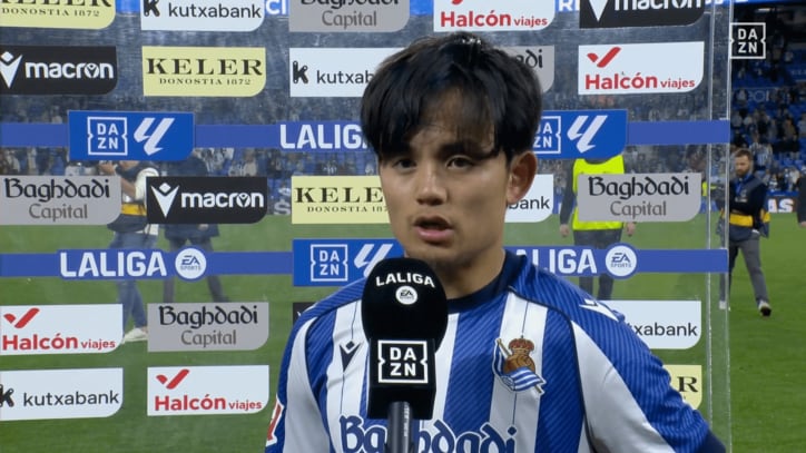 ソシエダは敗れたがMOMに選出された久保建英