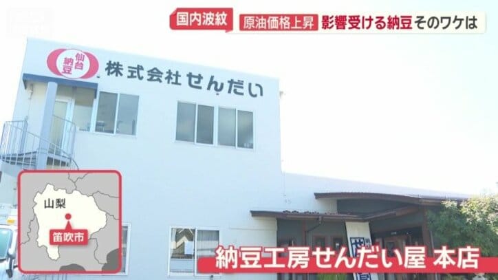 山梨県笛吹市にある納豆製造会社
