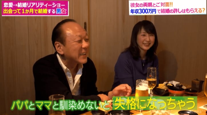 オリラジ藤森もビビり気味！犯罪心理学に基づいたパパの結婚相手チェック