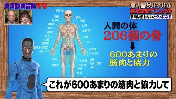 ナスD、1日たった6秒で筋肉をトレーニングする方法明かす「これだけで体調が変わっていきます」