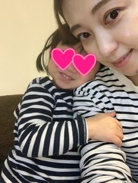 飯田圭織『おそろ風親子コーデ♪♪娘が気が付いて喜んでくれた』