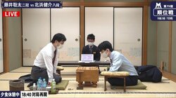 藤井聡太二冠、無傷の6連勝へややリード 北浜健介八段と夜戦に突入／将棋・順位戦B級2組
