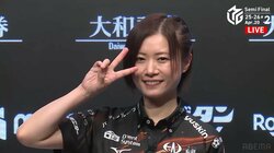 背中で引っ張るのが監督の仕事 茅森早香、乱打戦を突き抜ける親満貫ツモでセミ個人初トップ「喝を入れていきたい」／麻雀・Mリーグ