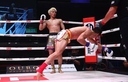 まるでモハメド・アリのような一撃KO！ “65kg日本最強”原口健飛の戦略「わざとロープまで下がって、突っ込んできたところをバチコーン！です」