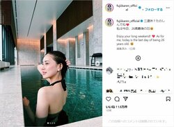 藤井夏恋、美背中＆うなじ露わな水着姿を披露 「うっとりする」「まるで人魚」と反響