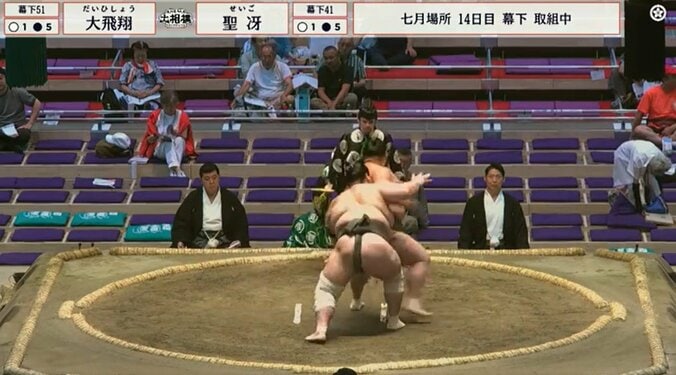 「自分から出ちゃった」不自然に土俵を割った力士に困惑「送り出す前に自ら出た」「どこか痛いのかな」心配の声も 3枚目