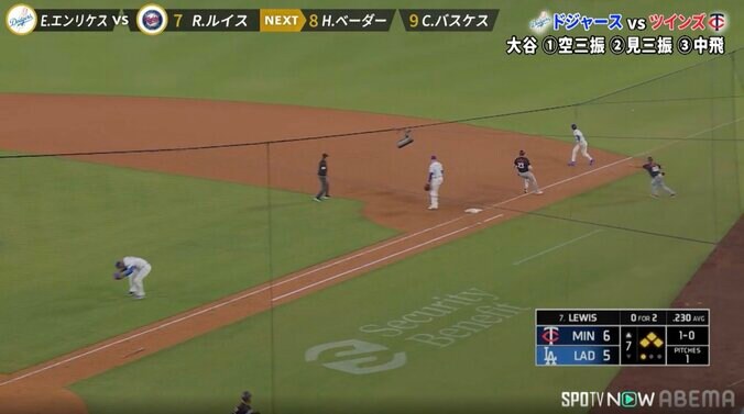 大谷翔平の36号弾で“時が止まった” 驚異の173キロ弾→打った瞬間、ド軍ファンの観客がフリーズする“まさかの光景” 4枚目