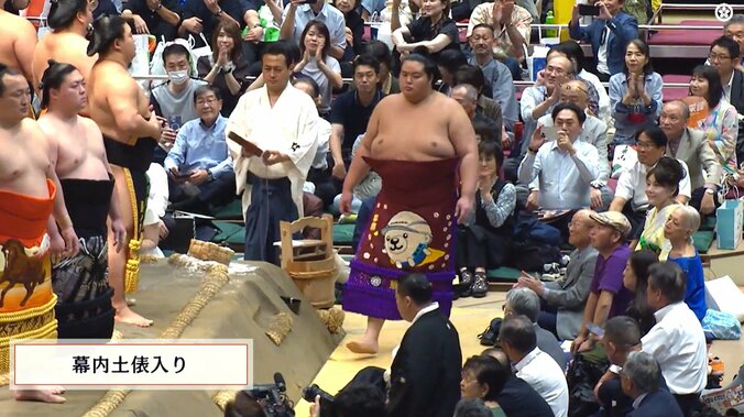「この不思議な生物は何？」大関・琴櫻の化粧まわし、異彩を放つ“絵柄”に熱視線 3枚目