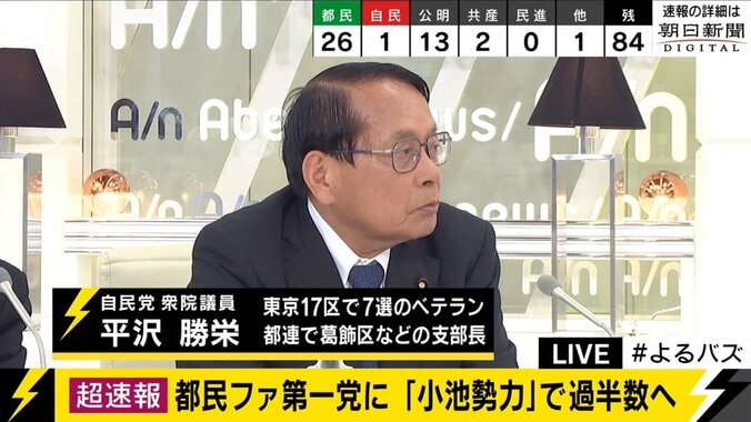 自民大敗に平沢勝栄衆院議員「最悪のタイミングだった。後ろからどんどん鉄砲玉が飛んできた」 1枚目