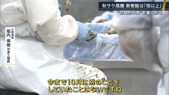 大樹漁協　堀内侑樹冷凍工場長