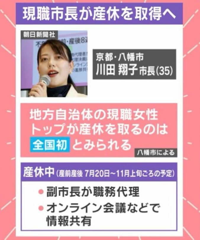 京都府八幡市の川田翔子市長