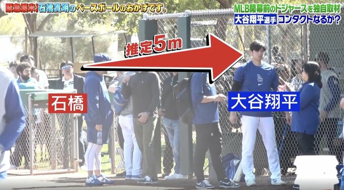 【写真・画像】放送事故レベル！ 石橋貴明の取材がヤバすぎると話題に　超厳戒体制の中、超大物メジャーリーガーと接触する瞬間 「すげえなｗ」「普通ありないだろ」　1枚目