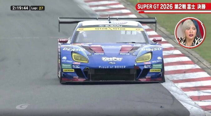 突然のバーストに騒然…驚速BRZが“急失速”した舞台裏 「重すぎたんですよね」ホームストレートで起きた衝撃光景 3枚目
