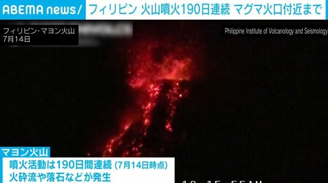 フィリピン・マヨン火山