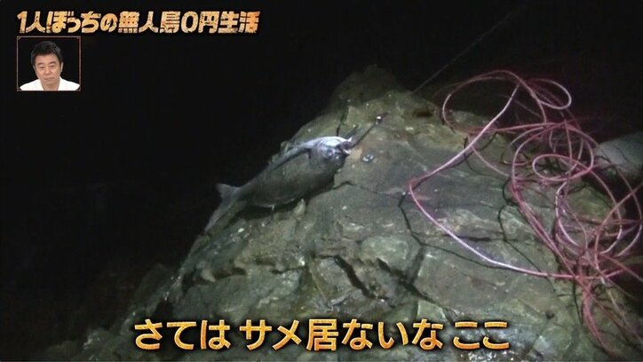 崖の上でぶっ倒れるナスD…釣ったサメを食べて過ごす「破天荒な休日」に密着