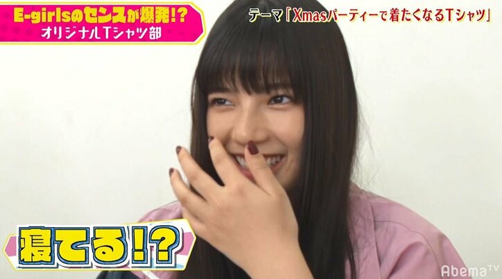 作業中にまさかの居眠り！？E-girls石井杏奈、Tシャツ作りで天然っぷりを炸裂