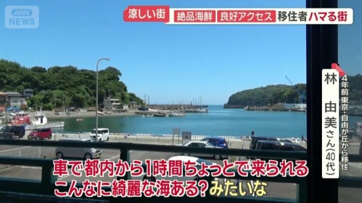 アクセスの良さや自然環境に魅せられ移住してきた人も