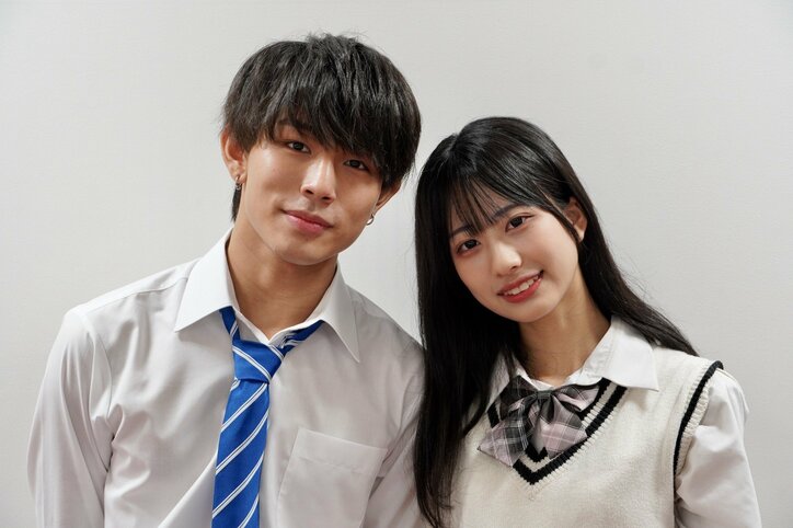 理想のカップル像は“れんゆな”! ゆづき(大嶺夢月希)&さつき(長濱薩生)「お互いを高めあえる存在になりたい」『今日好き』夏休み編2023カップルインタビュー