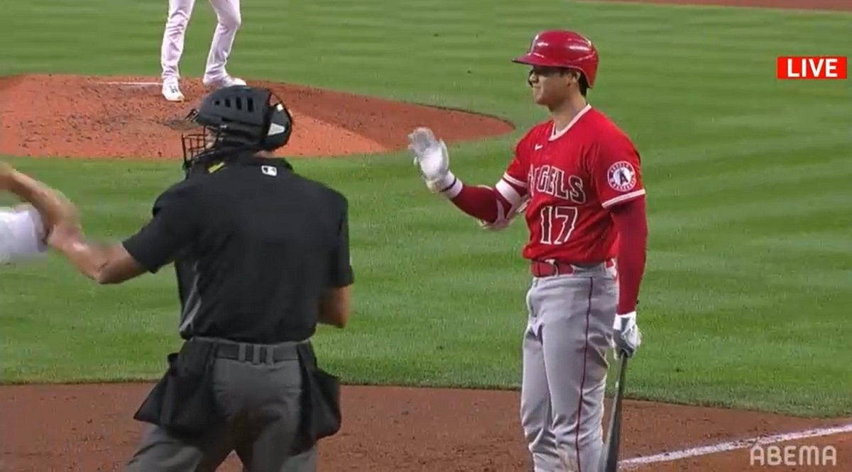 大谷翔平を三振させた実使用ボール 7/20/2021 動画あり