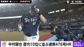 あれ、ボールが落ちてこない…!?西武・中村剛也の打った瞬間ソレとわかる“滞空時間の長~い”特大弾がヤバすぎると話題 「ほんとエグい!」「惚れ惚れする」とファン騒然
