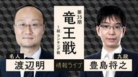 【中継】竜王戦1組 ランキング戦 渡辺明名人 対 豊島将之九段