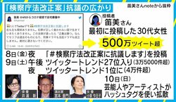 “#検察庁法改正案に抗議します”異例の拡散に若新雄純氏「著名人に『学びの拡散』を期待」