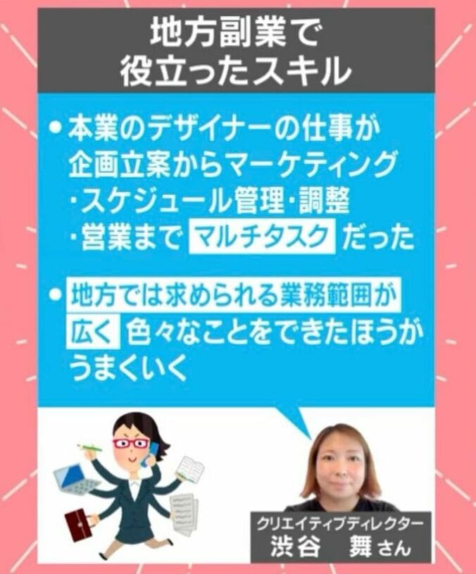 地方副業で役立ったスキル