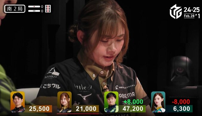 【写真・画像】心優しきママ雀士のレベチな“ビタ止めディフェンス”に見る者騒然「悪魔じみてる…！」熱血実況も最大の称賛／麻雀・Mリーグ　2枚目