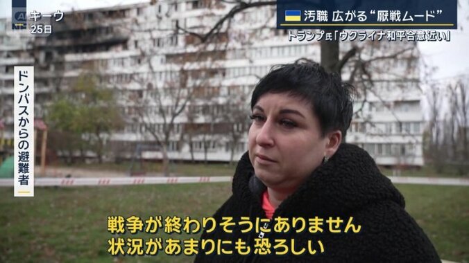 ドンバスからの避難者