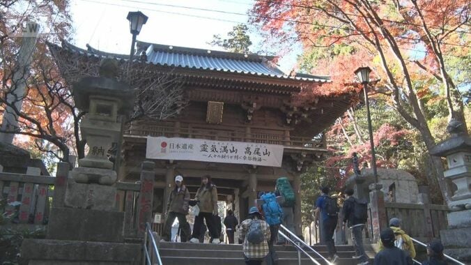 “節約の行楽地”高尾山に登山客殺到　紅葉の絶景求め長蛇の列　「安近短」が魅力か 1枚目