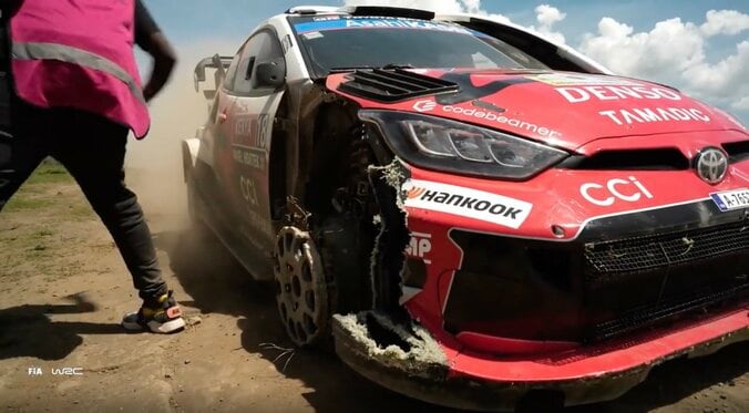 いざ34年ぶりWRC日本人優勝へ！ 勝田貴元、“両輪パンク”から大逆転で総合首位浮上…快挙まで残り4本、正念場 5枚目