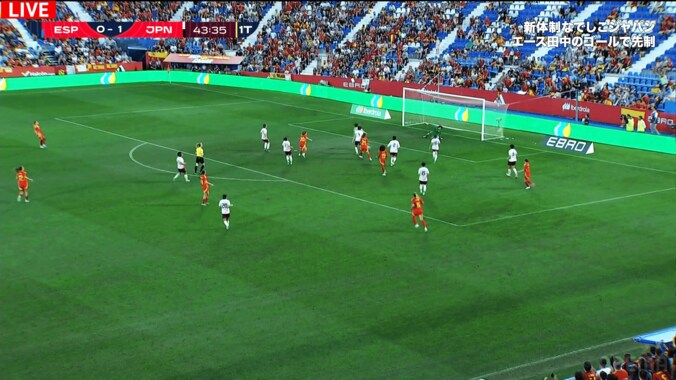 なでしこジャパンが唖然…スペイン女子の“華麗すぎるパスワーク”に解説＆ファンも脱帽「練習のようなプレー」「綺麗に崩された」 2枚目