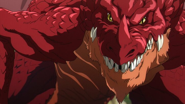 アニメ「葬送のフリーレン」紅鏡竜6話場面カット